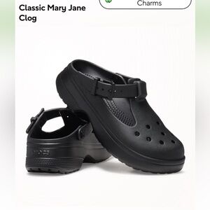 Classic Mary Jane Black Crocs size 7